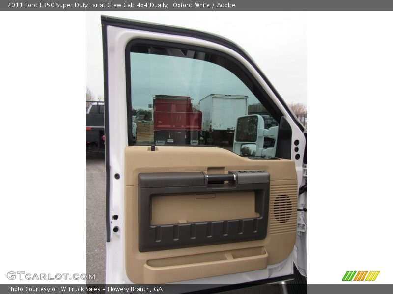 Oxford White / Adobe 2011 Ford F350 Super Duty Lariat Crew Cab 4x4 Dually