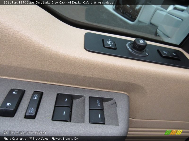 Oxford White / Adobe 2011 Ford F350 Super Duty Lariat Crew Cab 4x4 Dually