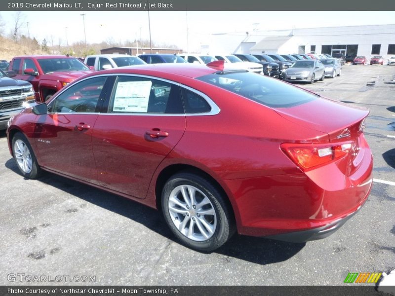 Cajun Red Tintcoat / Jet Black 2018 Chevrolet Malibu LT