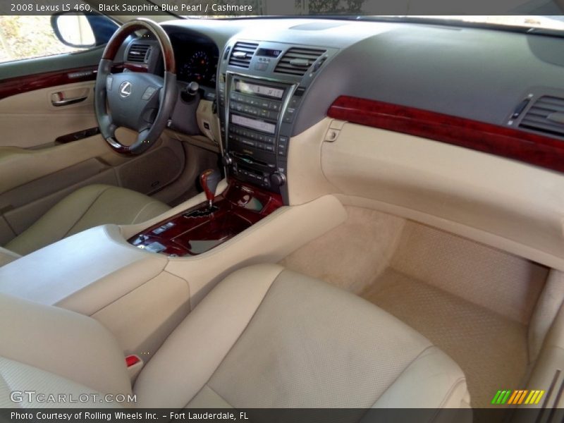 Black Sapphire Blue Pearl / Cashmere 2008 Lexus LS 460