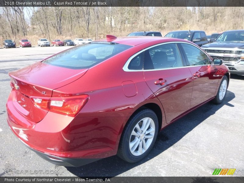Cajun Red Tintcoat / Jet Black 2018 Chevrolet Malibu LT