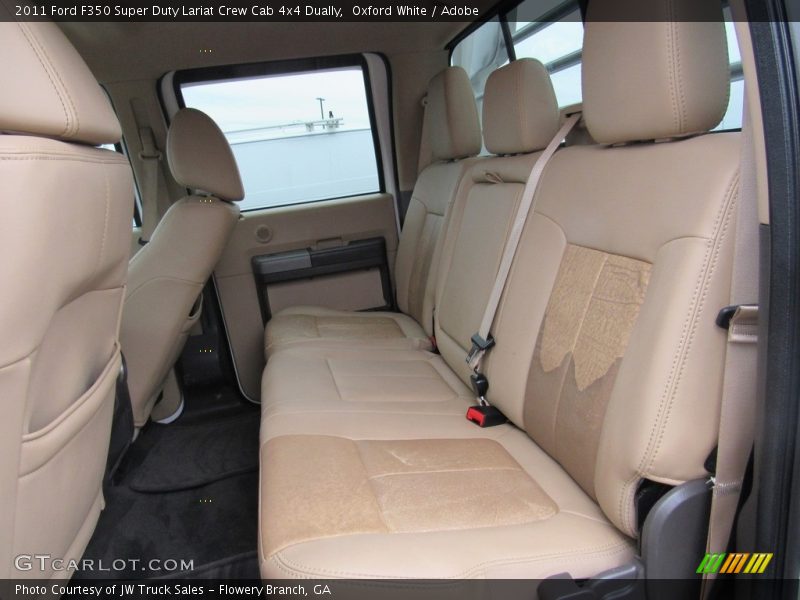 Oxford White / Adobe 2011 Ford F350 Super Duty Lariat Crew Cab 4x4 Dually