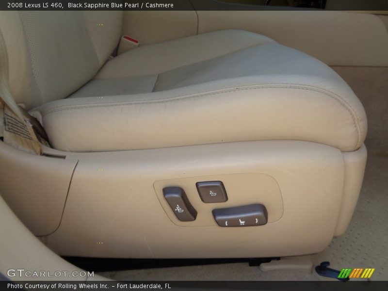 Black Sapphire Blue Pearl / Cashmere 2008 Lexus LS 460