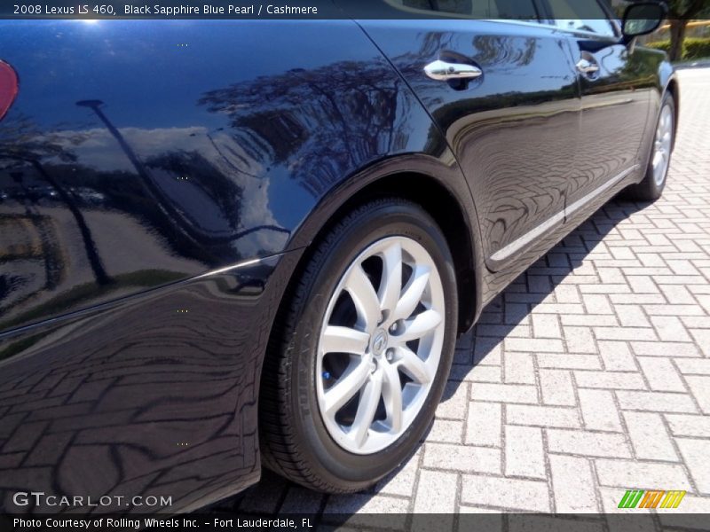 Black Sapphire Blue Pearl / Cashmere 2008 Lexus LS 460
