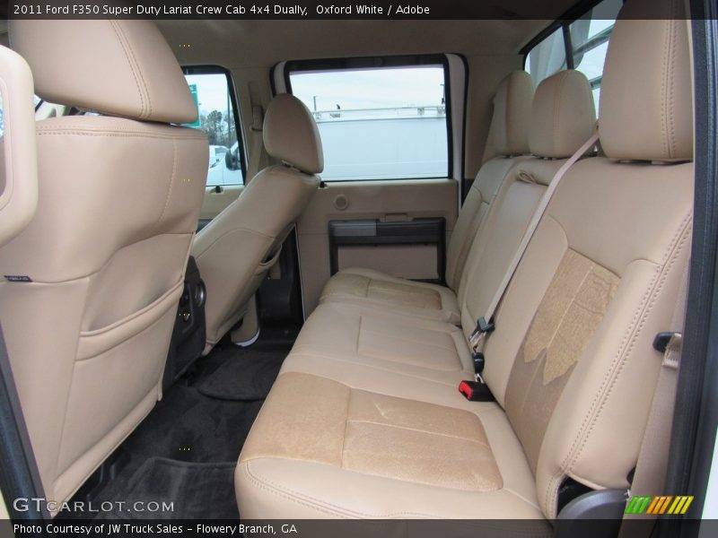 Oxford White / Adobe 2011 Ford F350 Super Duty Lariat Crew Cab 4x4 Dually