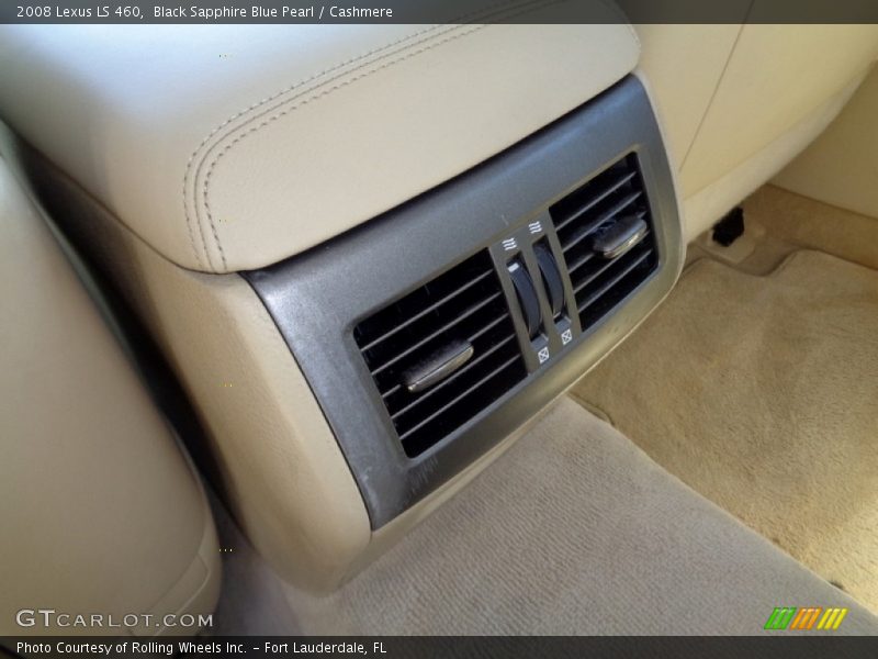 Black Sapphire Blue Pearl / Cashmere 2008 Lexus LS 460