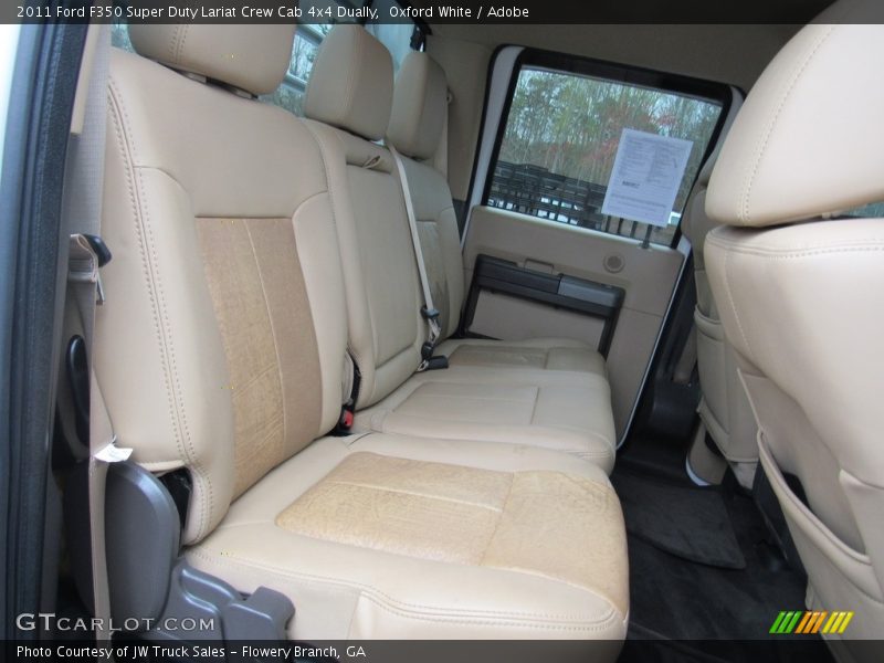 Oxford White / Adobe 2011 Ford F350 Super Duty Lariat Crew Cab 4x4 Dually
