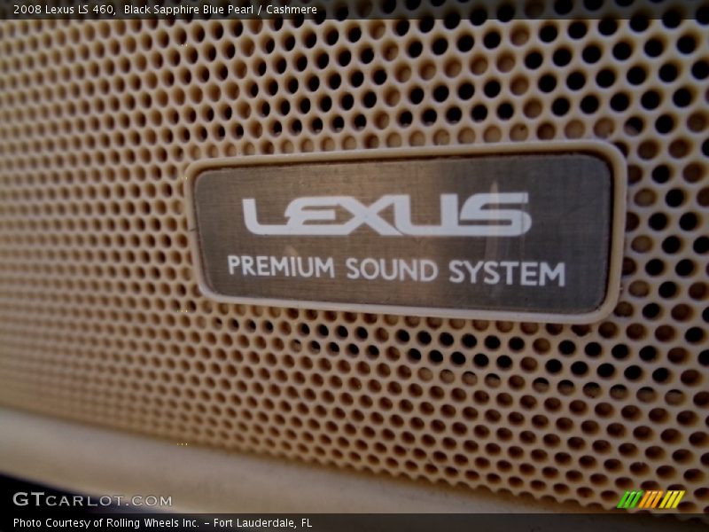 Black Sapphire Blue Pearl / Cashmere 2008 Lexus LS 460