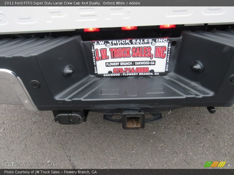 Oxford White / Adobe 2011 Ford F350 Super Duty Lariat Crew Cab 4x4 Dually