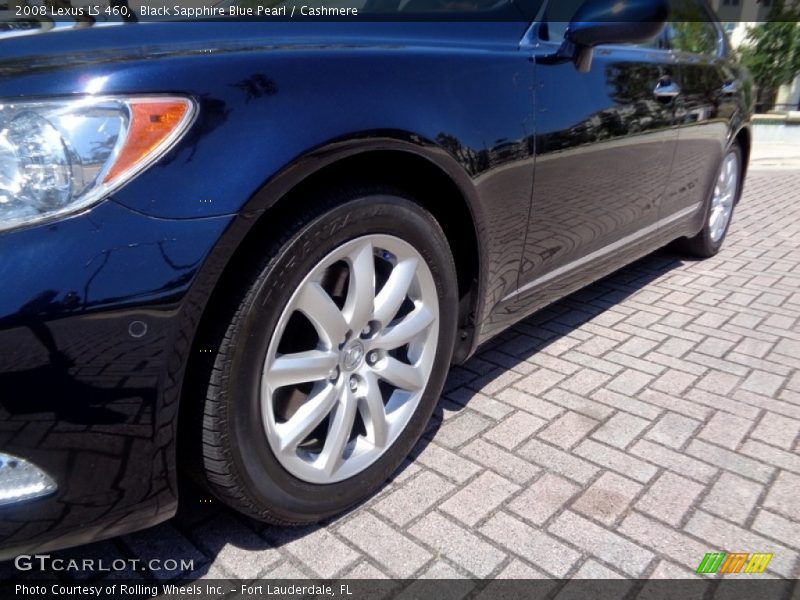 Black Sapphire Blue Pearl / Cashmere 2008 Lexus LS 460