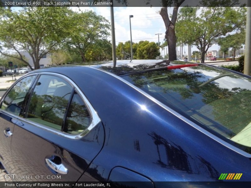 Black Sapphire Blue Pearl / Cashmere 2008 Lexus LS 460