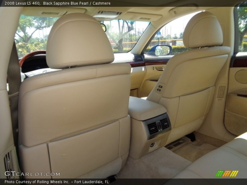 Black Sapphire Blue Pearl / Cashmere 2008 Lexus LS 460