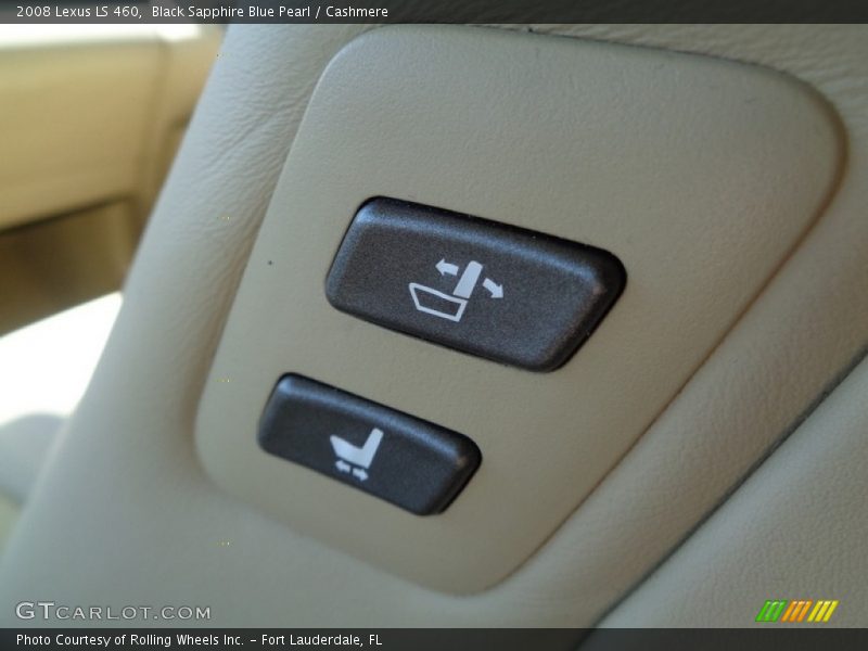 Black Sapphire Blue Pearl / Cashmere 2008 Lexus LS 460