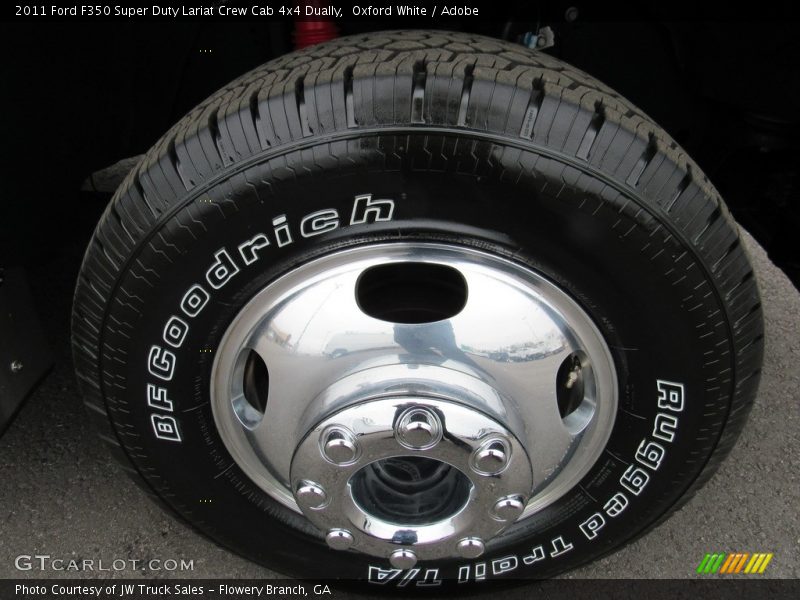 Oxford White / Adobe 2011 Ford F350 Super Duty Lariat Crew Cab 4x4 Dually