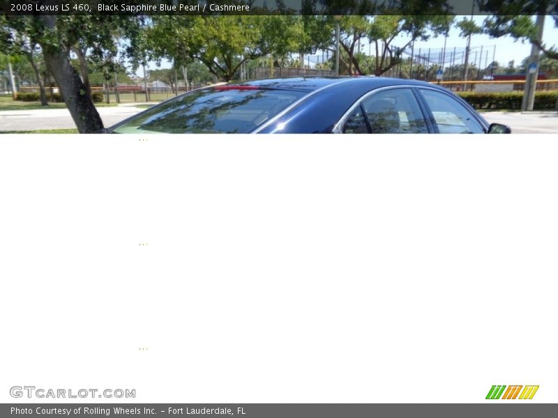 Black Sapphire Blue Pearl / Cashmere 2008 Lexus LS 460