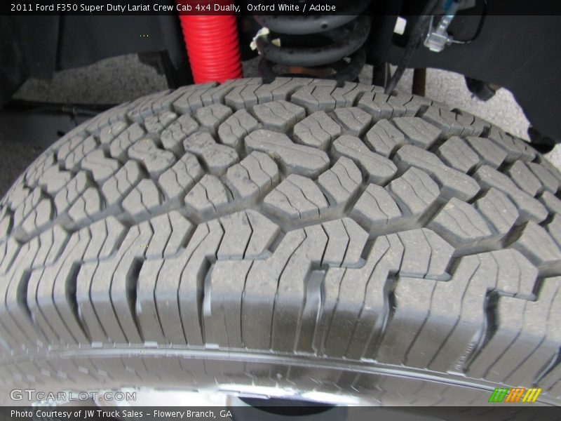 Oxford White / Adobe 2011 Ford F350 Super Duty Lariat Crew Cab 4x4 Dually