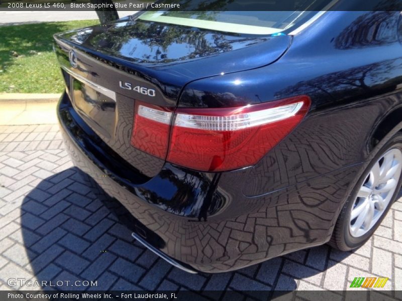 Black Sapphire Blue Pearl / Cashmere 2008 Lexus LS 460