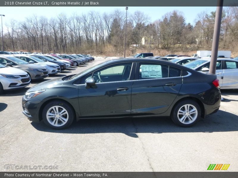 Graphite Metallic / Jet Black 2018 Chevrolet Cruze LT