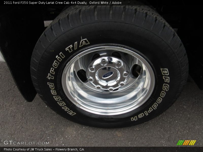 Oxford White / Adobe 2011 Ford F350 Super Duty Lariat Crew Cab 4x4 Dually