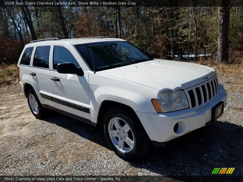 Stone White / Medium Slate Gray 2006 Jeep Grand Cherokee Laredo 4x4