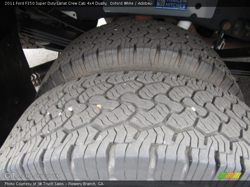 Oxford White / Adobe 2011 Ford F350 Super Duty Lariat Crew Cab 4x4 Dually