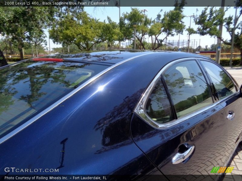 Black Sapphire Blue Pearl / Cashmere 2008 Lexus LS 460