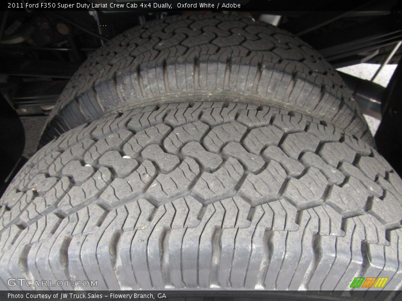 Oxford White / Adobe 2011 Ford F350 Super Duty Lariat Crew Cab 4x4 Dually