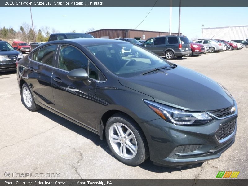 Graphite Metallic / Jet Black 2018 Chevrolet Cruze LT
