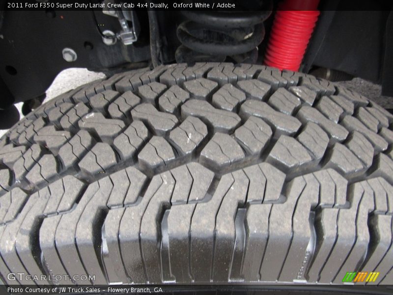 Oxford White / Adobe 2011 Ford F350 Super Duty Lariat Crew Cab 4x4 Dually