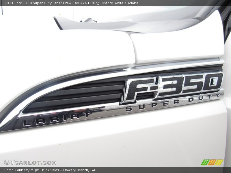 Oxford White / Adobe 2011 Ford F350 Super Duty Lariat Crew Cab 4x4 Dually