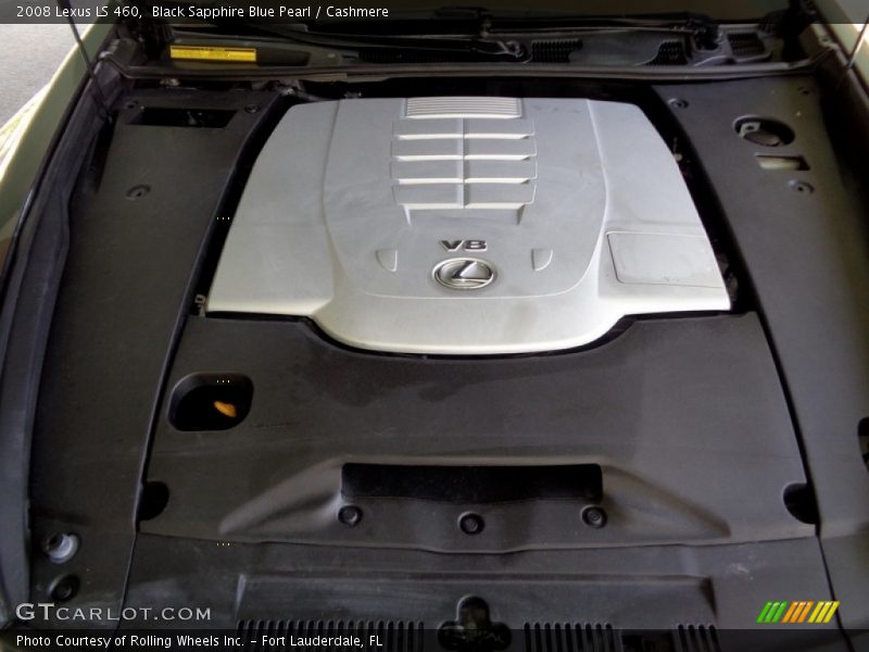 Black Sapphire Blue Pearl / Cashmere 2008 Lexus LS 460