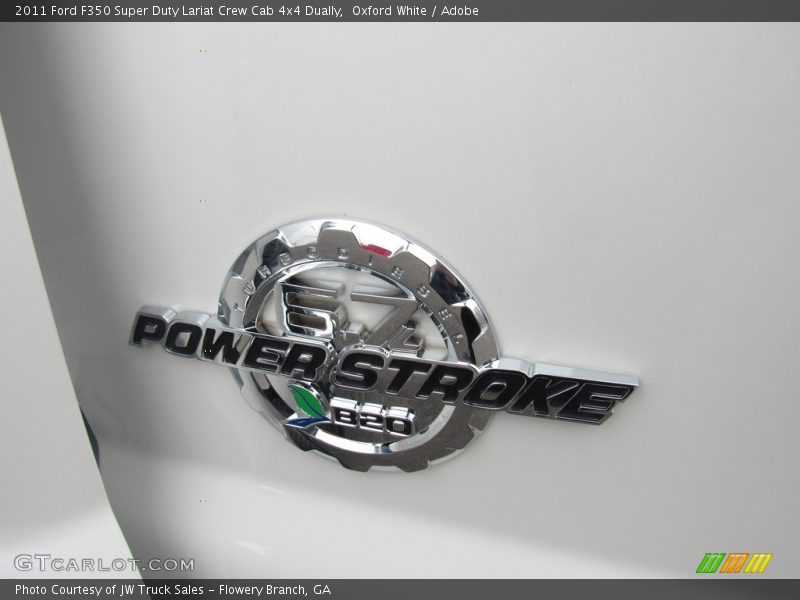 Oxford White / Adobe 2011 Ford F350 Super Duty Lariat Crew Cab 4x4 Dually