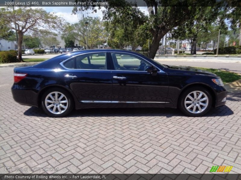 Black Sapphire Blue Pearl / Cashmere 2008 Lexus LS 460