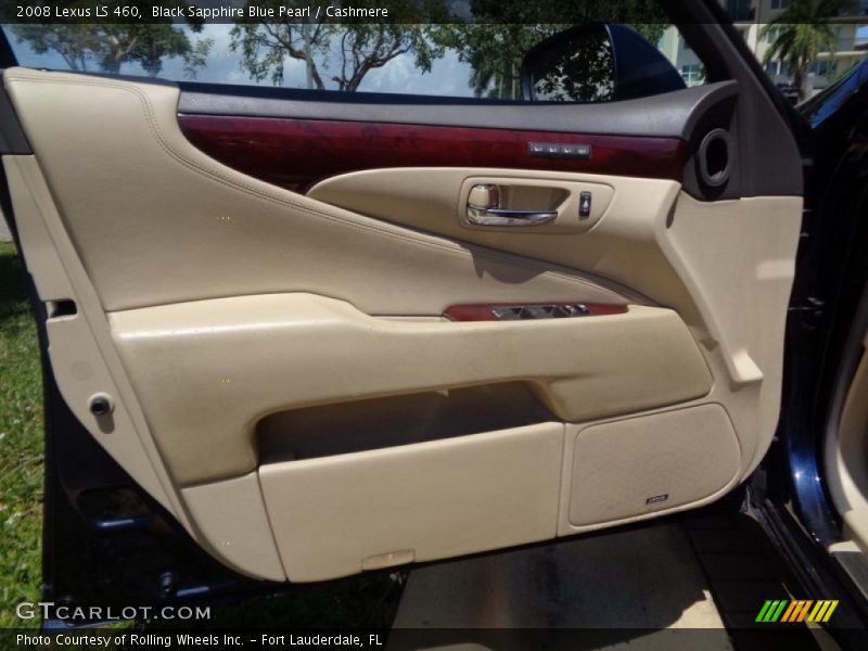 Black Sapphire Blue Pearl / Cashmere 2008 Lexus LS 460