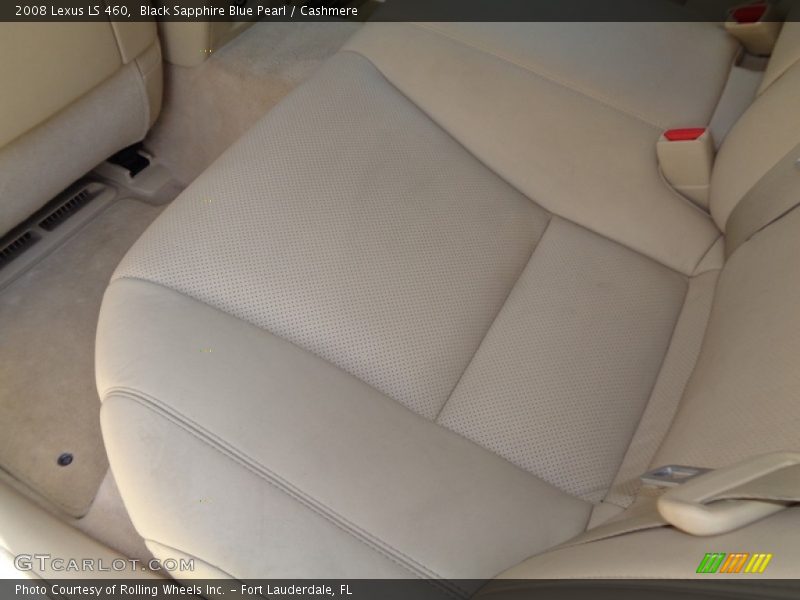 Black Sapphire Blue Pearl / Cashmere 2008 Lexus LS 460