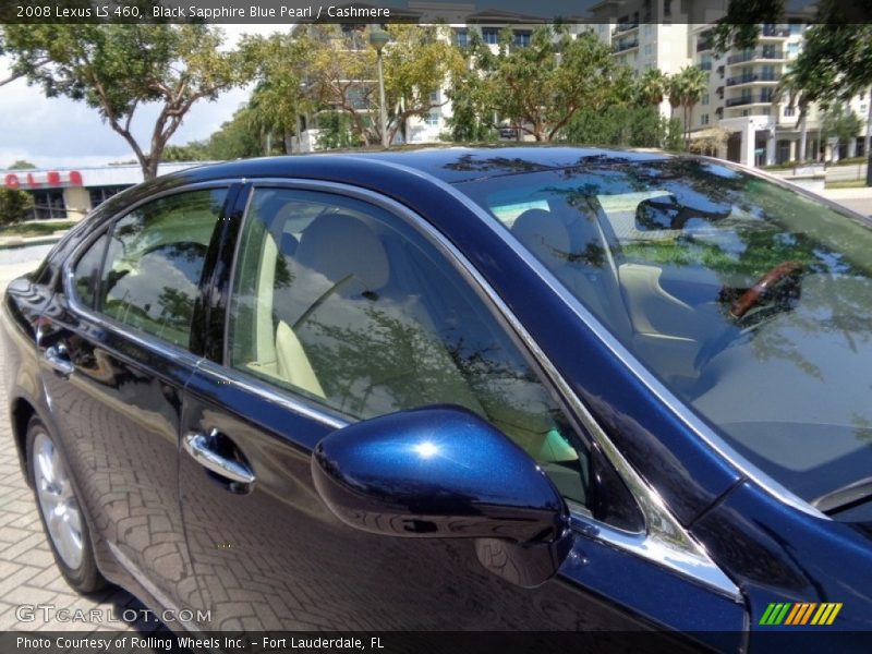 Black Sapphire Blue Pearl / Cashmere 2008 Lexus LS 460