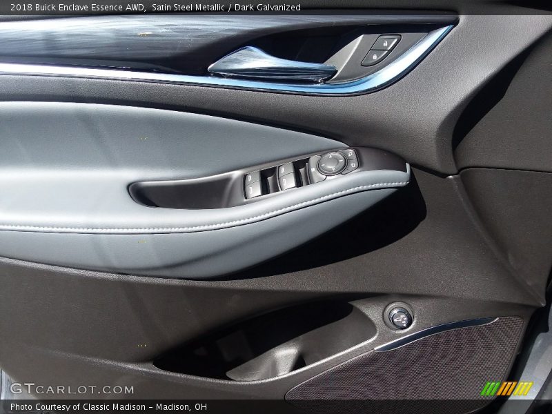 Satin Steel Metallic / Dark Galvanized 2018 Buick Enclave Essence AWD