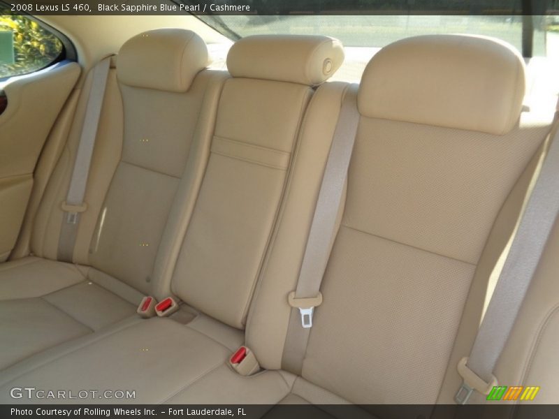 Black Sapphire Blue Pearl / Cashmere 2008 Lexus LS 460