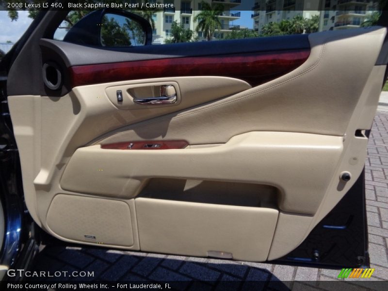 Black Sapphire Blue Pearl / Cashmere 2008 Lexus LS 460