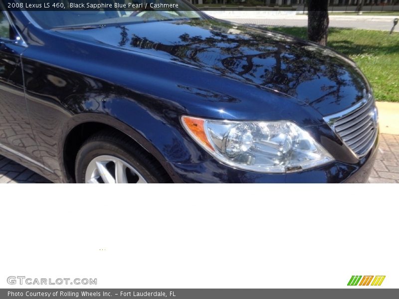 Black Sapphire Blue Pearl / Cashmere 2008 Lexus LS 460
