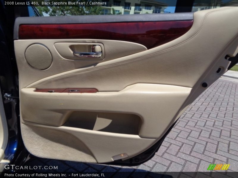 Black Sapphire Blue Pearl / Cashmere 2008 Lexus LS 460