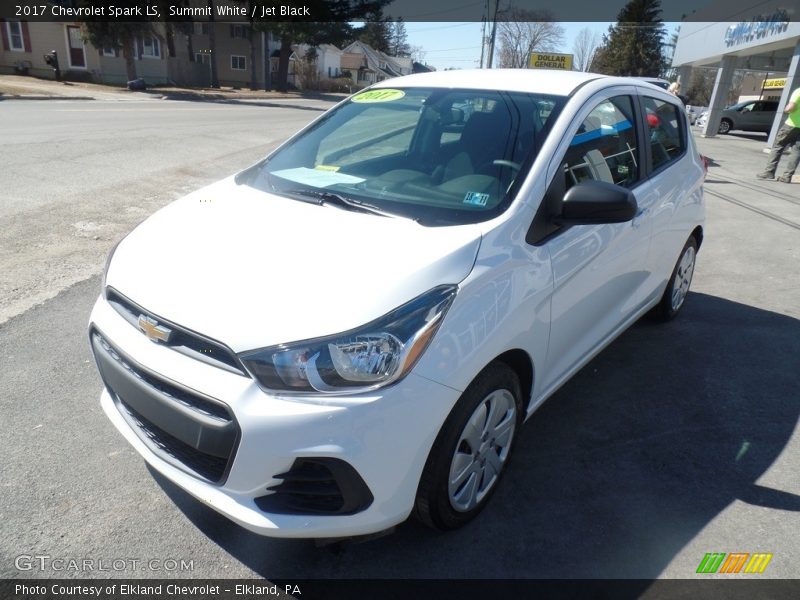 Summit White / Jet Black 2017 Chevrolet Spark LS