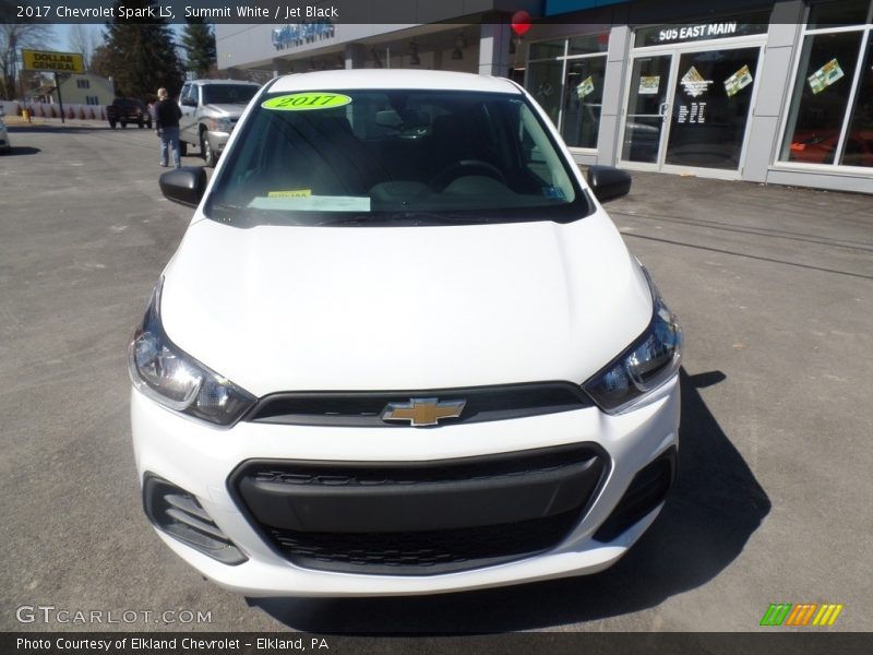 Summit White / Jet Black 2017 Chevrolet Spark LS