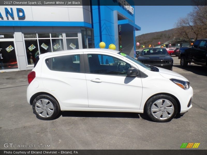 Summit White / Jet Black 2017 Chevrolet Spark LS