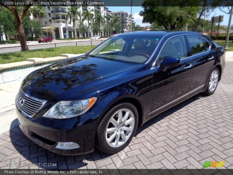 Black Sapphire Blue Pearl / Cashmere 2008 Lexus LS 460