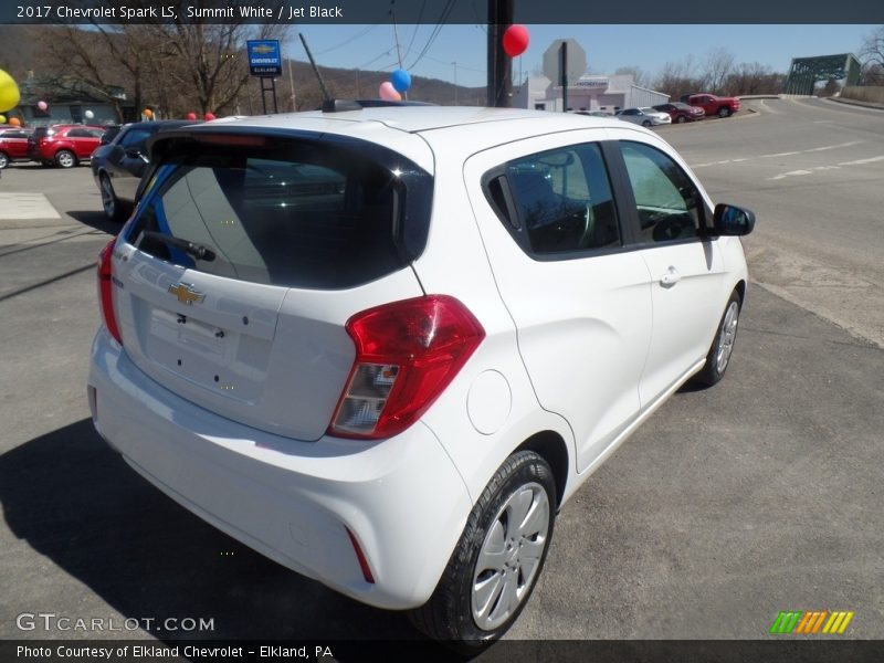 Summit White / Jet Black 2017 Chevrolet Spark LS