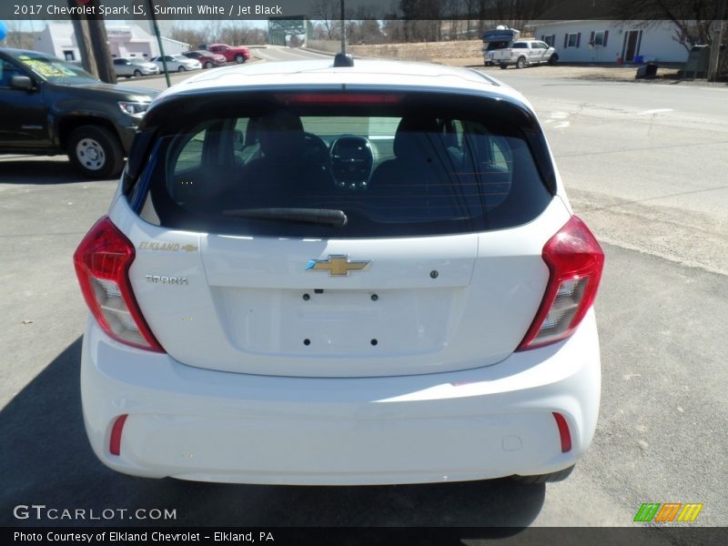 Summit White / Jet Black 2017 Chevrolet Spark LS