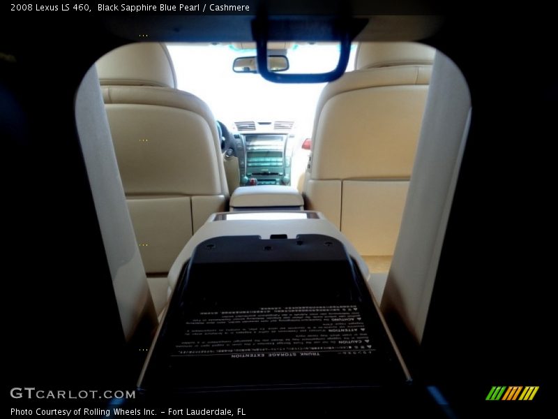 Black Sapphire Blue Pearl / Cashmere 2008 Lexus LS 460