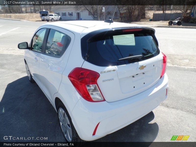 Summit White / Jet Black 2017 Chevrolet Spark LS