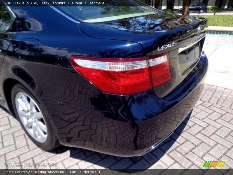 Black Sapphire Blue Pearl / Cashmere 2008 Lexus LS 460